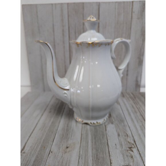 Vintage BOHEMIAN Fine China Tea Pot With Lid Czechoslovakia BOH53 - Picture 1 of 12